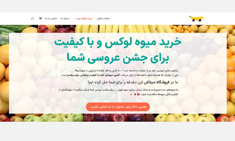 رتبه اول: فروشگاه میوه میتاش (mitash.ir)